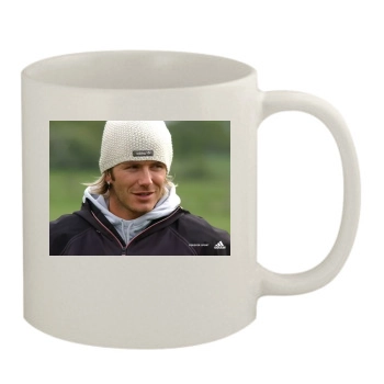 David Beckham 11oz White Mug