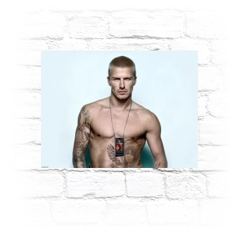 David Beckham Metal Wall Art