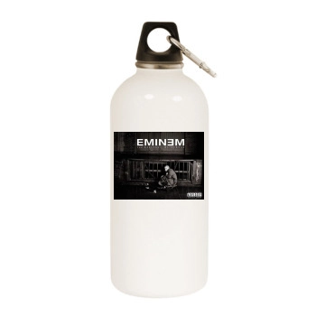 Eminem White Water Bottle With Carabiner