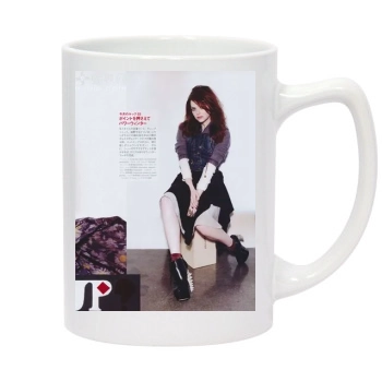 Emma Stone 14oz White Statesman Mug