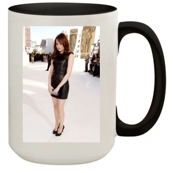 Emma Stone 15oz Colored Inner & Handle Mug