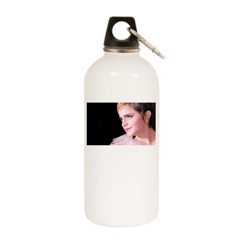 Emma Watson White Water Bottle With Carabiner