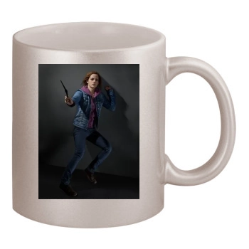 Emma Watson 11oz Metallic Silver Mug