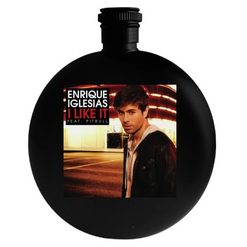 Enrique Iglesias Round Flask