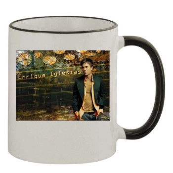 Enrique Iglesias 11oz Colored Rim & Handle Mug