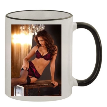 Irina Shayk 11oz Colored Rim & Handle Mug