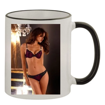 Irina Shayk 11oz Colored Rim & Handle Mug