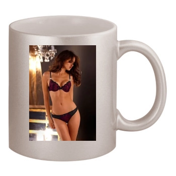 Irina Shayk 11oz Metallic Silver Mug