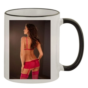 Irina Shayk 11oz Colored Rim & Handle Mug