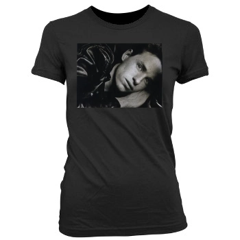 James Franco Women's Junior Cut Crewneck T-Shirt