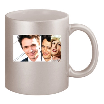 James Franco 11oz Metallic Silver Mug