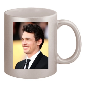 James Franco 11oz Metallic Silver Mug