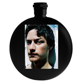 James Mcavoy Round Flask