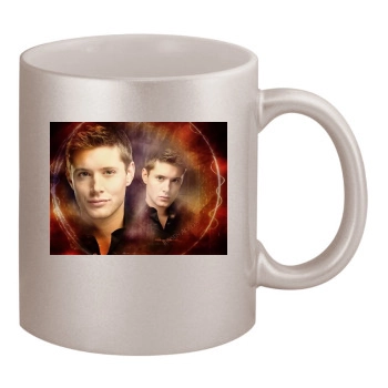 Jensen Ackles 11oz Metallic Silver Mug