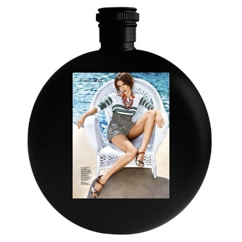 Jessica Alba Round Flask