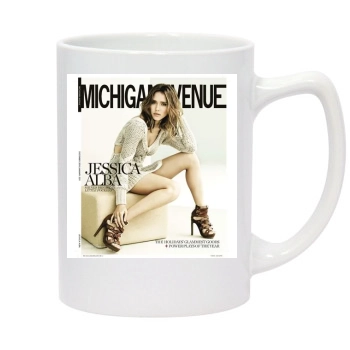 Jessica Alba 14oz White Statesman Mug