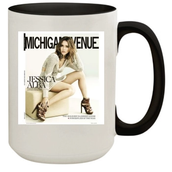 Jessica Alba 15oz Colored Inner & Handle Mug