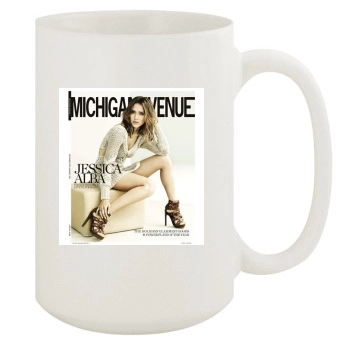 Jessica Alba 15oz White Mug