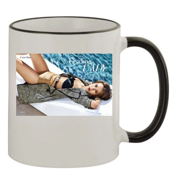 Jessica Alba 11oz Colored Rim & Handle Mug