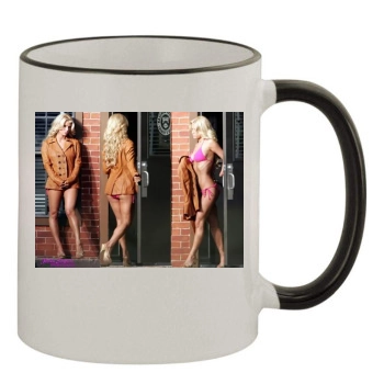 Jessica Simpson 11oz Colored Rim & Handle Mug