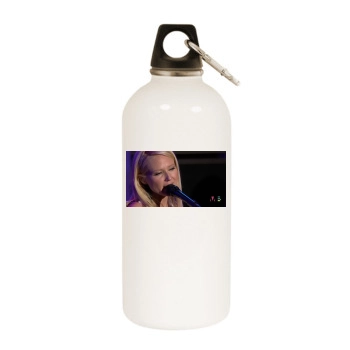 Jewel Kilcher White Water Bottle With Carabiner