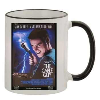 Jim Carrey 11oz Colored Rim & Handle Mug