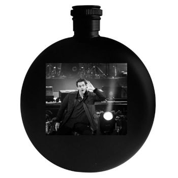 Jim Carrey Round Flask