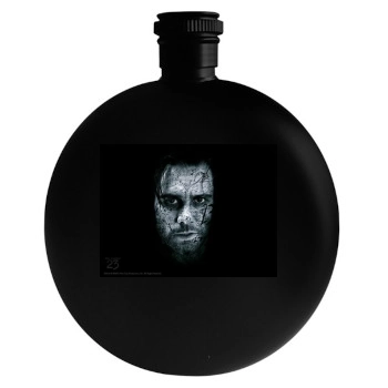 Jim Carrey Round Flask