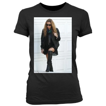 Paulina Rubio Women's Junior Cut Crewneck T-Shirt