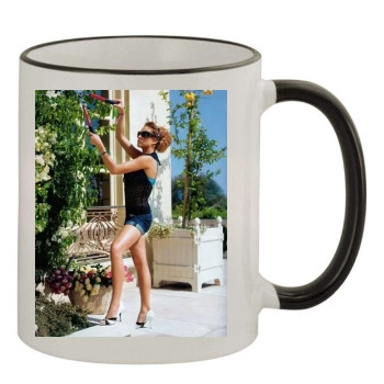 Paulina Rubio 11oz Colored Rim & Handle Mug