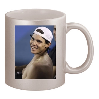 Rafael Nadal 11oz Metallic Silver Mug