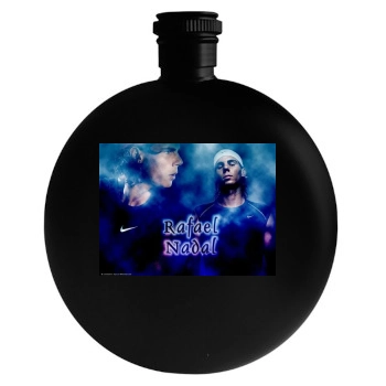 Rafael Nadal Round Flask