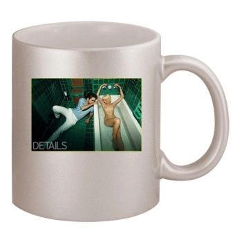 Robert Pattinson 11oz Metallic Silver Mug