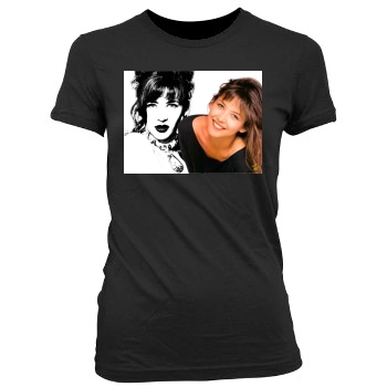 Sophie Marceau Women's Junior Cut Crewneck T-Shirt