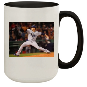 Tampa Bay Rays 15oz Colored Inner & Handle Mug