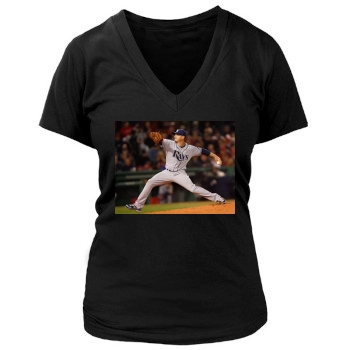 Tampa Bay Rays Women's Deep V-Neck TShirt