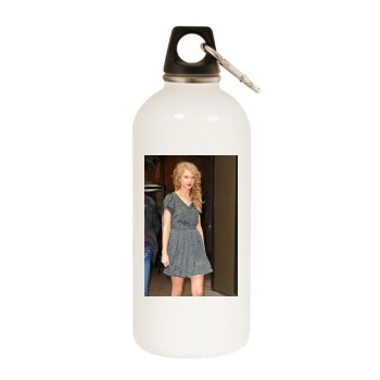 Taylor Swift White Water Bottle With Carabiner