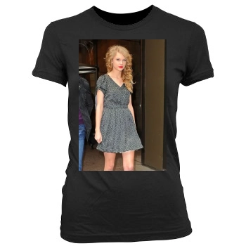 Taylor Swift Women's Junior Cut Crewneck T-Shirt