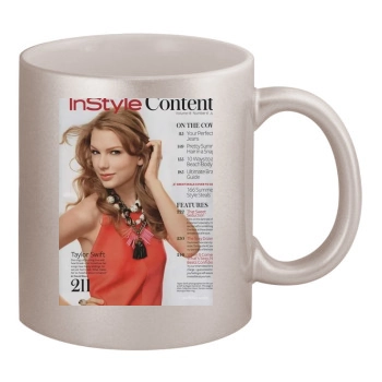 Taylor Swift 11oz Metallic Silver Mug