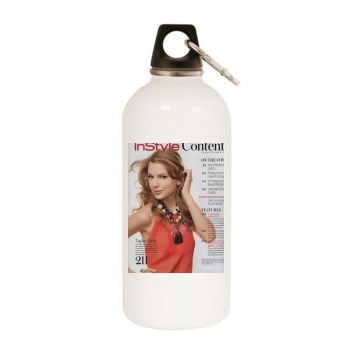 Taylor Swift White Water Bottle With Carabiner