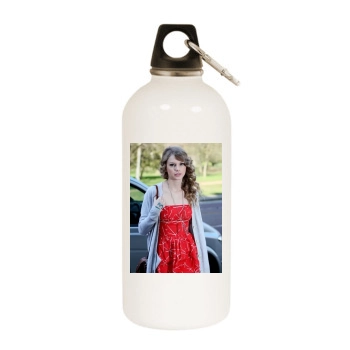 Taylor Swift White Water Bottle With Carabiner