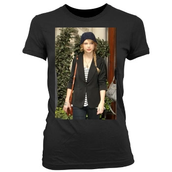 Taylor Swift Women's Junior Cut Crewneck T-Shirt