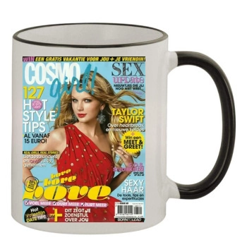 Taylor Swift 11oz Colored Rim & Handle Mug