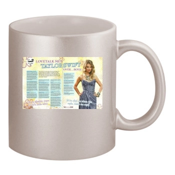 Taylor Swift 11oz Metallic Silver Mug