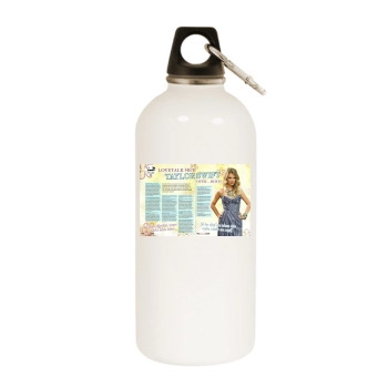 Taylor Swift White Water Bottle With Carabiner