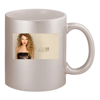 Taylor Swift 11oz Metallic Silver Mug