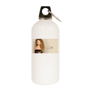 Taylor Swift White Water Bottle With Carabiner