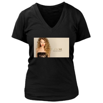 Taylor Swift Women's Deep V-Neck TShirt