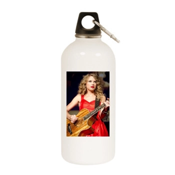 Taylor Swift White Water Bottle With Carabiner