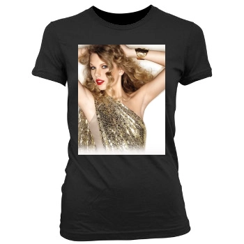 Taylor Swift Women's Junior Cut Crewneck T-Shirt